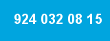924 032 08 15 924 032 08 15